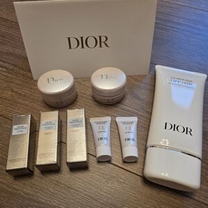 Dior Women’s Skincare Set – White Travel & Day Cream Collection